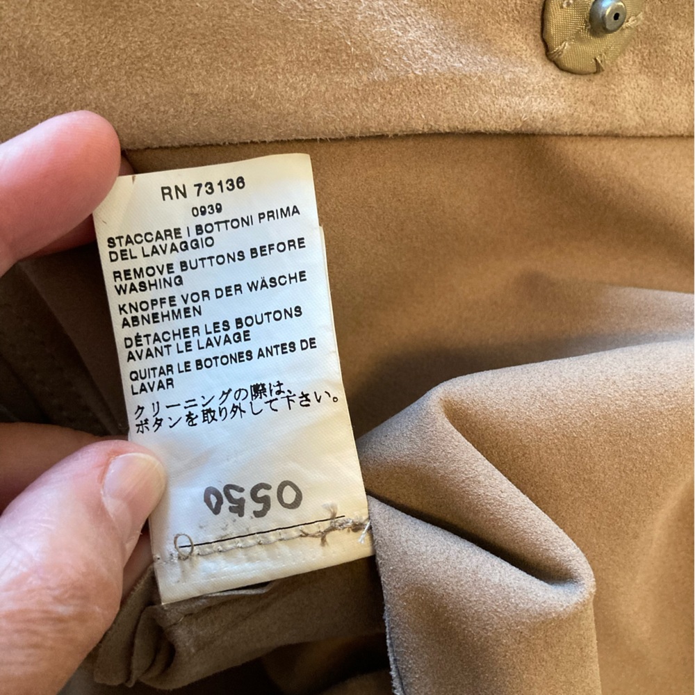 MaxMara Italian suede luxury jacket, size 12-14 - Picture 10 of 12